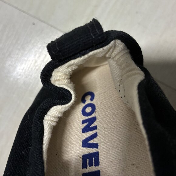 Converse ALL STAR (Chuck Taylor) Black Slip-On Sneaker Size 8.5 - Picture 5 of 6
